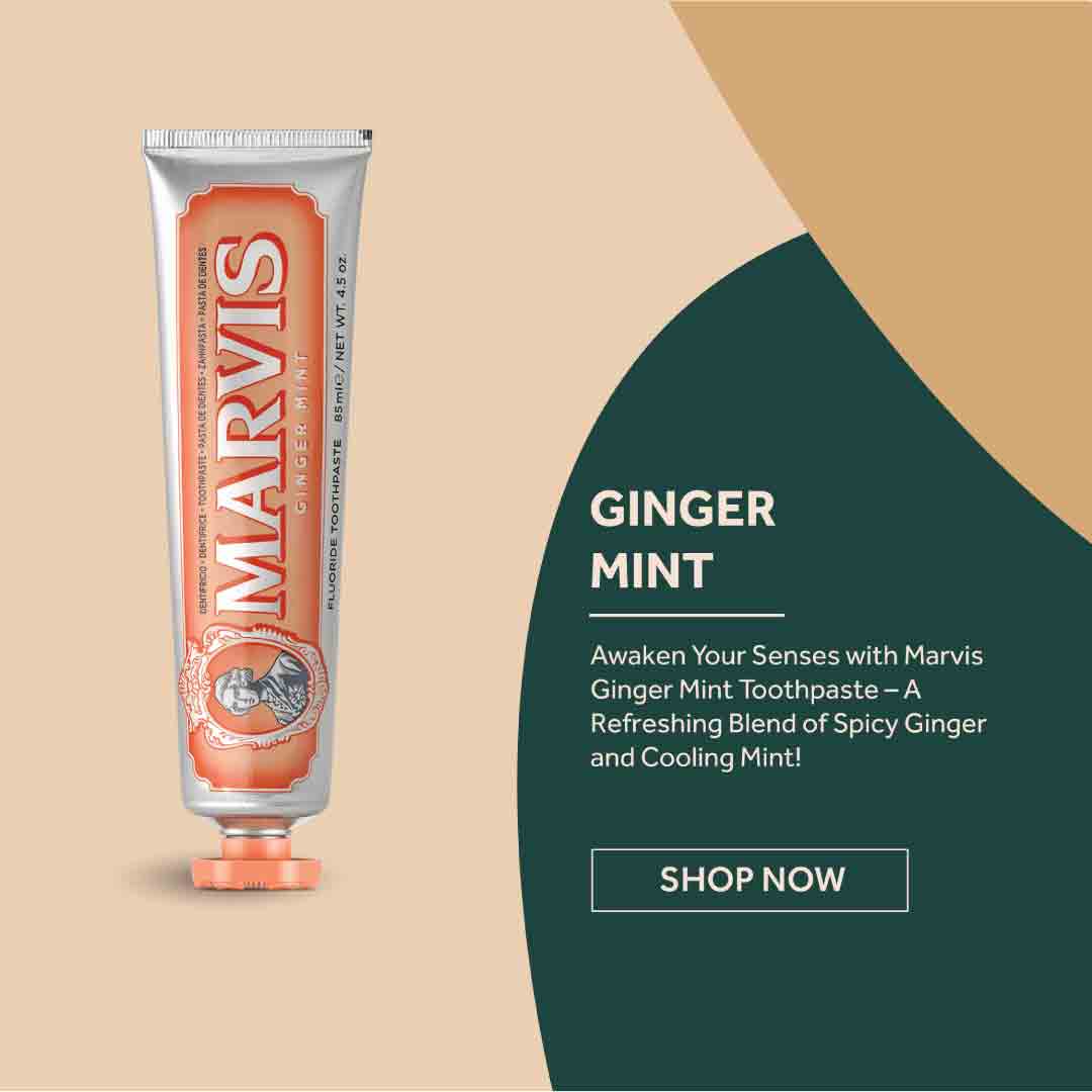 Discover Marvis Ginger Mint Toothpaste with MJQ Investment – luxury uae